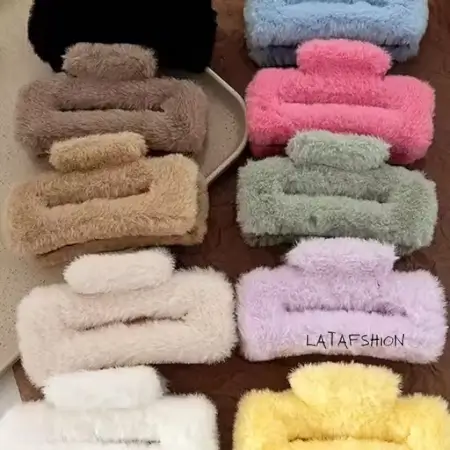 Teens' Dream Fur Hair Scrunchies 3-Pack ( default, OS )