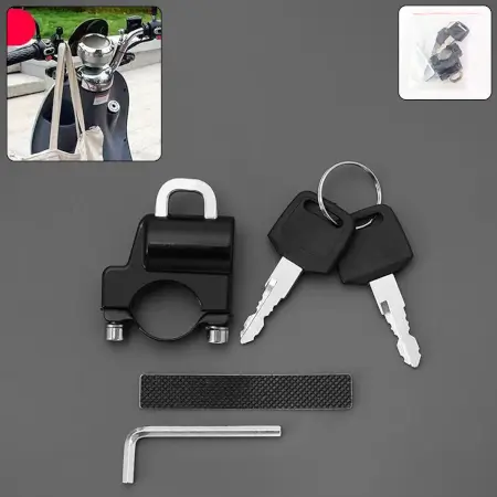 Helmet lock - Stainless Steel ( default, OS ).