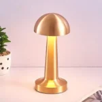 LED Touch Control Table Lamp – USB Rechargeable, 3 Color Modes & Dimmable Brightness, Modern Portable Metal Desk Lamp for Home & Bedroom Decor ( default, Standard )