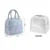 Grey Flamingo Insulated Nylon Lunch Bag – Portable & Waterproof ( default, OS )
