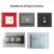 Smart Switch Icon Sticker Sheet – 88 Visual Labels for Home & Office Switchboards ( default, Standard )