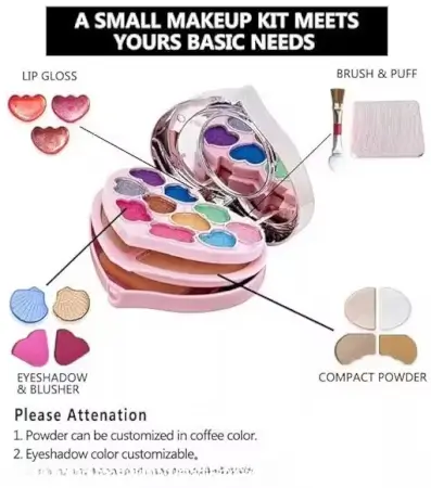 Mini Makeup Kit | Compact Cosmetic Kit for Daily Use | Shade 15 Fair | White Tea Flavour ( default, Standard )
