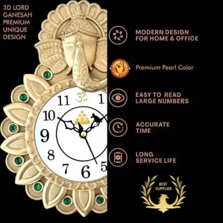 Stylish Wall Clock | Analog Plastic Wall Clock for Home & Gifting, 22 x 22 cm. ( silver, Standard )