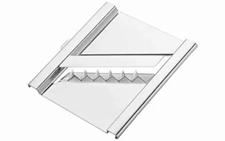 Kitchen 6-in-1 Stainless Steel Multipurpose Vegetable & Fruit Slicer, Grater, and Crusher (Multicolor) ( default, Standard ).