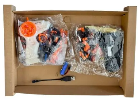 Lamborghini RC Car Kit for Kids & Adults | 2.4GHz Remote Control DIY Sports Car | Rechargeable STEM Building Toy with Openable Doors ( orange, Standard )