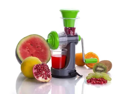 Manual Mini Fruit & Vegetable Juicer Portable, Non-Electric, Easy-to-Use Juicer with Strong Suction Base ( default, Standard ).