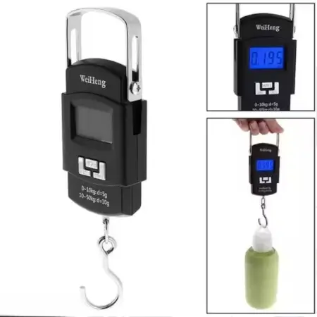 Digital Weighing Machine 10g-50Kg Portable Hanging Scale ( default, OS )