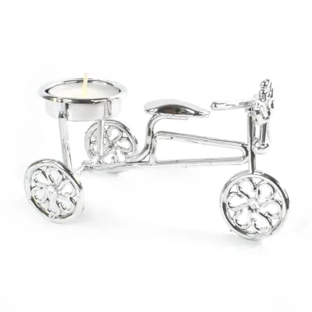 Cycle Tealight Candle Holder – Decorative Diya Stand for Diwali, Home Decor & Festive Gifting (1 Pc). ( default, Standard )