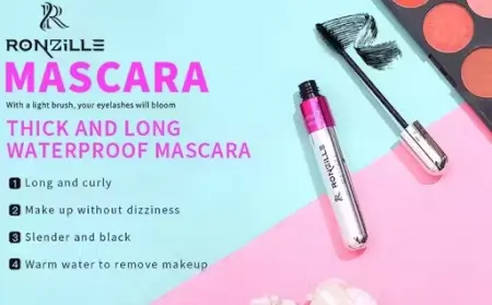 2-in-1 Mascara for Women – Volumizing & Lengthening Smudge-Proof Mascara ( default, Standard )