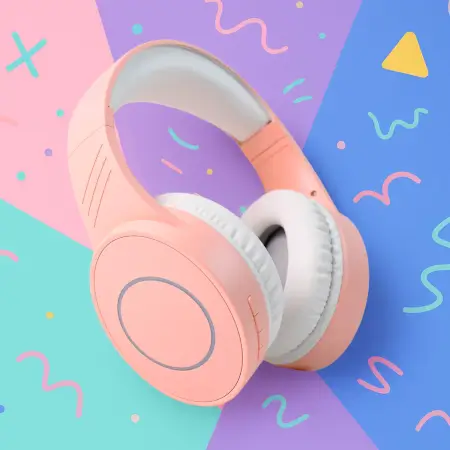 wireless over-ear bluetooth headphones with soft cushioned earmuffs foldable stereo headset with built-in mic, - Foldable Design, Cable Management Clips, Compact Mini Size ( default, OS ).