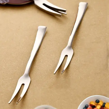 Apex Premium Stainless Steel Fruit Fork Set (6 Pc) ( default, OS )