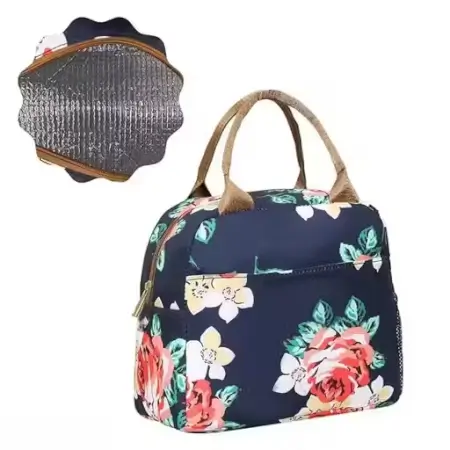 Compact Plastic Tiffin Lunch Bag – For School, College & Office ( default, OS )