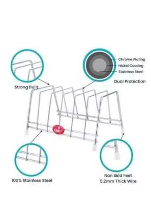 Plate Stand 78 Stainless Steel ( default, Standard )