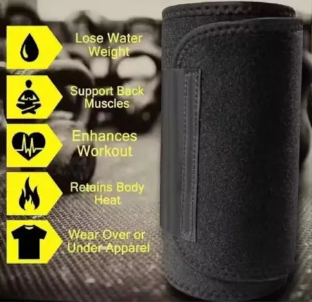 Sweat Slim Belt Tummy Trimmer ( default, OS )