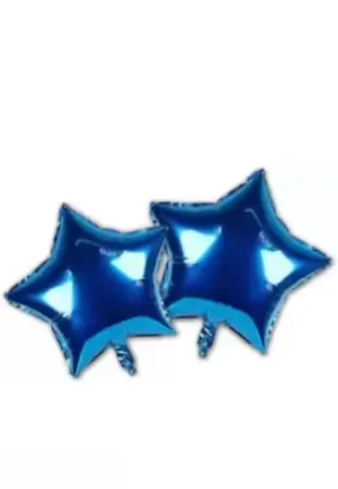 Realistic Store Blue & Silver Happy Birthday Decoration Kit Combo Set ( blue, OS )