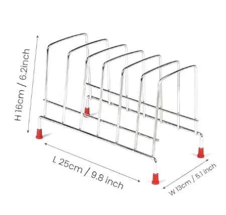 Plate Stand 78 Stainless Steel ( default, Standard )