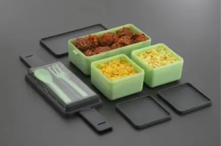 Premium 100% Food Grade Plastic Insulated Lunchbox ( default, Standard )