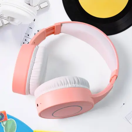 wireless over-ear bluetooth headphones with soft cushioned earmuffs foldable stereo headset with built-in mic, - Foldable Design, Cable Management Clips, Compact Mini Size ( default, OS ).