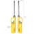 Steel-Plastic Refillable Gas Lighter – Pack of 2 ( multi, OS )