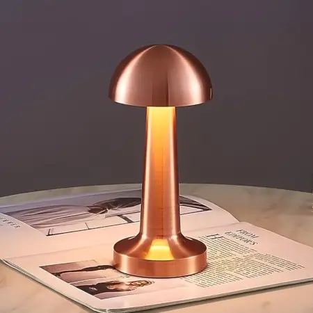 LED Touch Control Table Lamp – USB Rechargeable, 3 Color Modes & Dimmable Brightness, Modern Portable Metal Desk Lamp for Home & Bedroom Decor ( default, Standard )