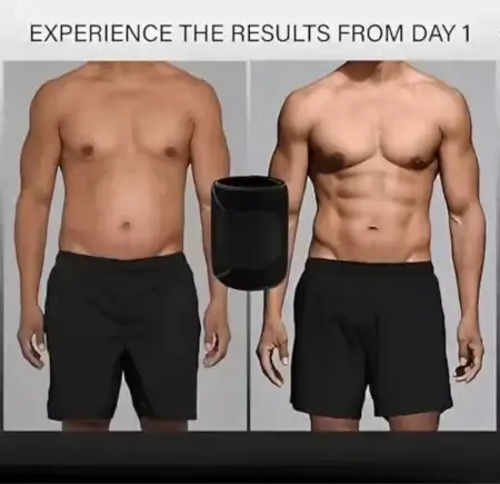 Sweat Slim Belt Tummy Trimmer ( default, OS )