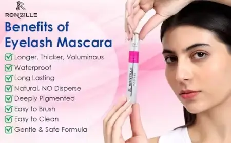 2-in-1 Mascara for Women – Volumizing & Lengthening Smudge-Proof Mascara ( default, Standard )