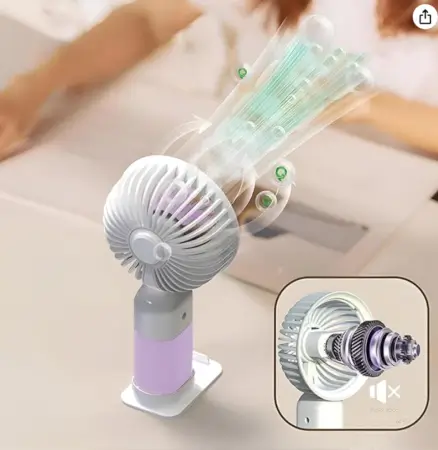 USB Rechargeable Handheld Stand Fan ( default, Standard )